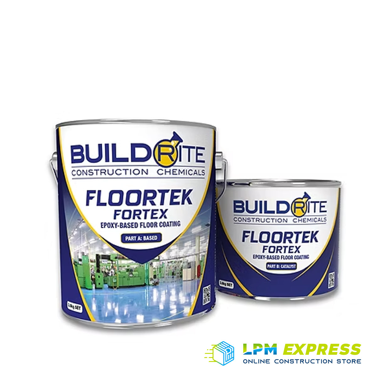 Buildrite Floortek Fortex Epoxy Floor Coating