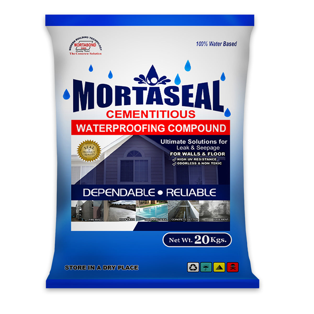 Mortaseal Cementitious Waterproofing Slurry