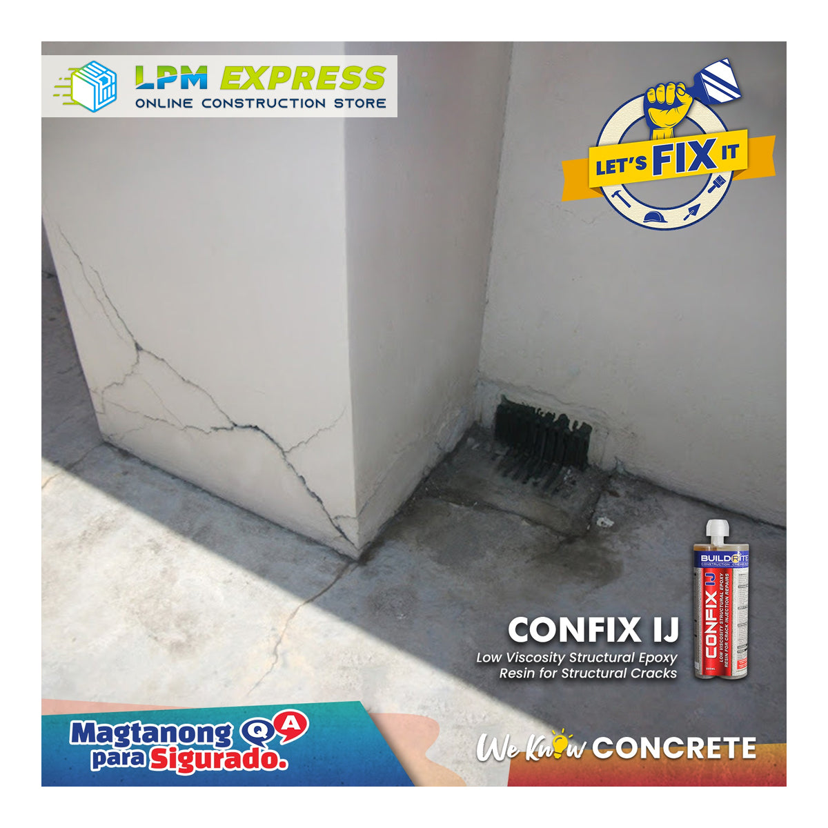 Buildrite Confix IJ - 低粘度结构环氧树脂