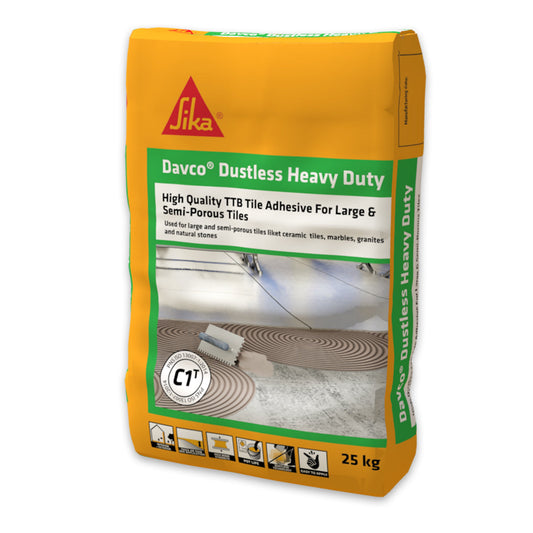 Davco Dustless HEAVY DUTY Tile Adhesive 西卡