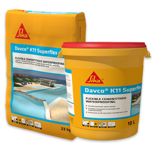 Davco K11 SuperFlex - Flexible Cementitious Waterproofing 西卡