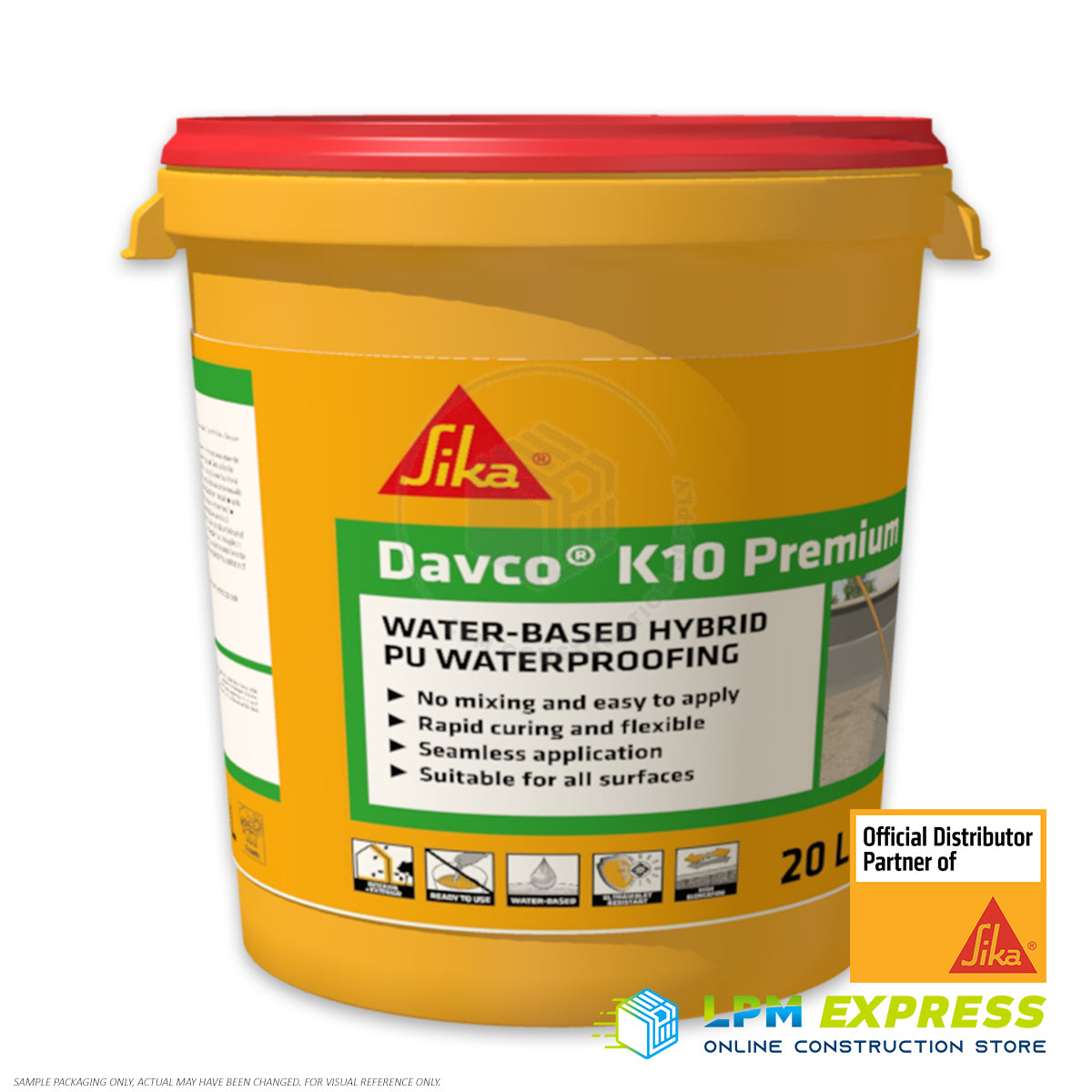 Bundle: 2 pails Davco K10 Premium