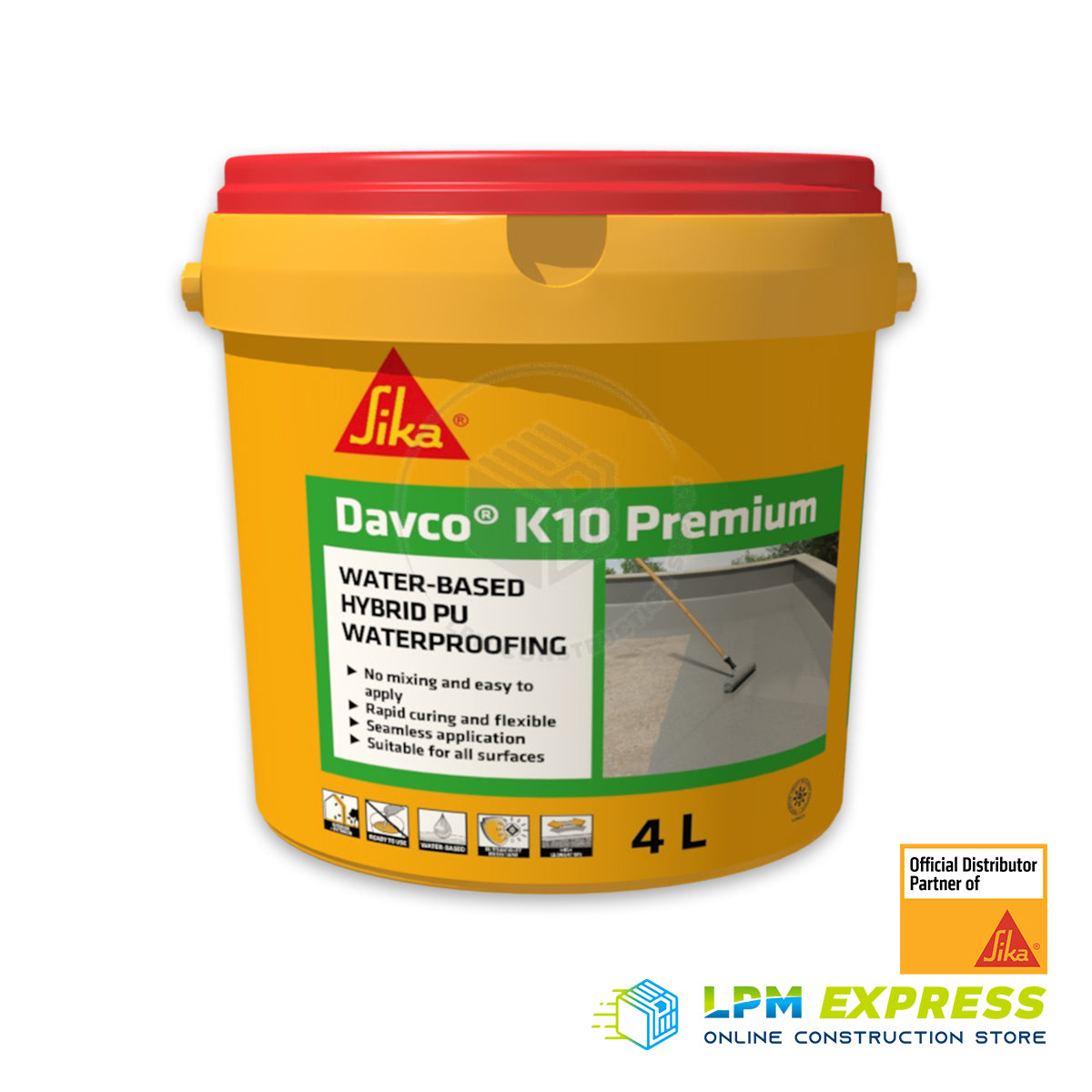 Bundle: 4 gallons Davco K10 Premium