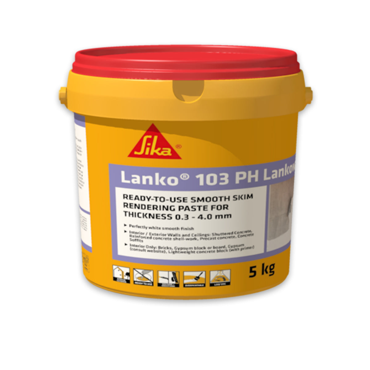 Lanko 103 LankoWall Ready-to-use Skimcoating 西卡