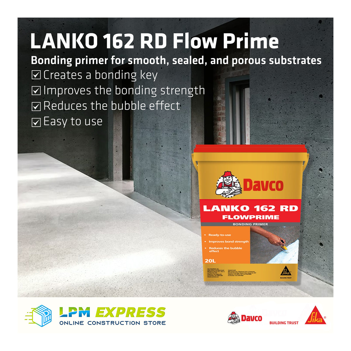 Lanko 162 Flow Prime Bonding Primer 西卡