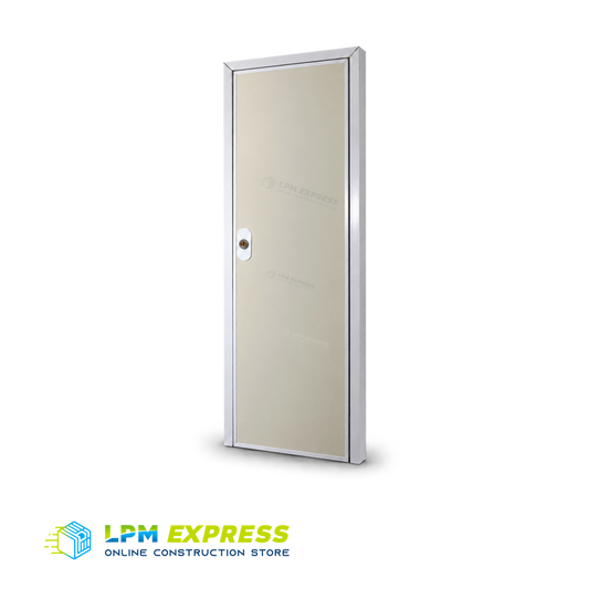 PVC Door with Jamb - Beige