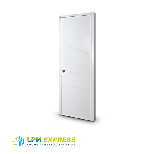 PVC Door with Jamb - White
